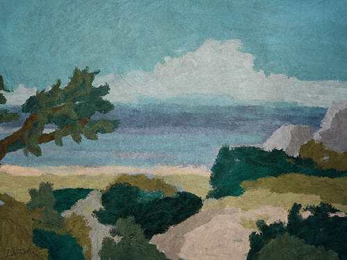 Cliff View Art Print