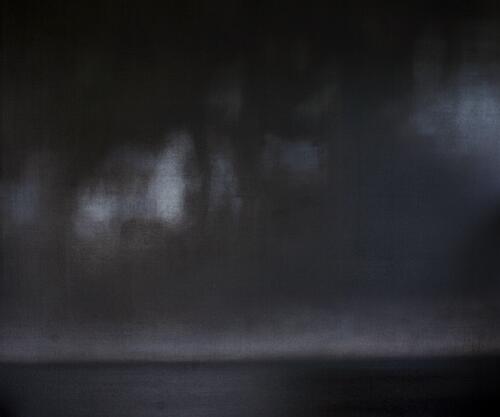 Unruffled Night Oil on Canvas Art Print