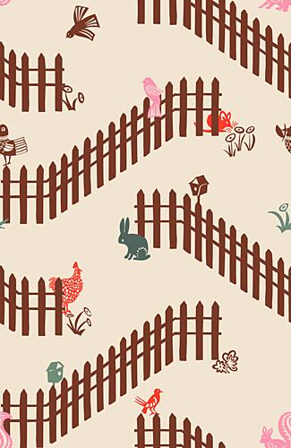 Charming Garden Animals Art Print