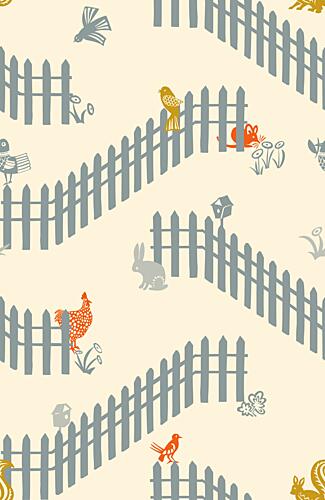 Whimsical Garden Animals Art Print