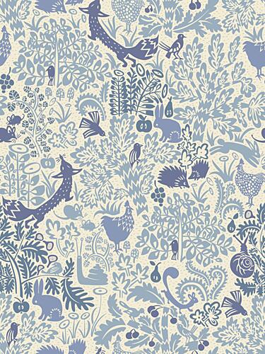 Whimsical Woodland Pattern Art Print