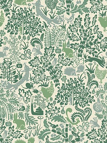 Whimsical Forest Friends Art Print