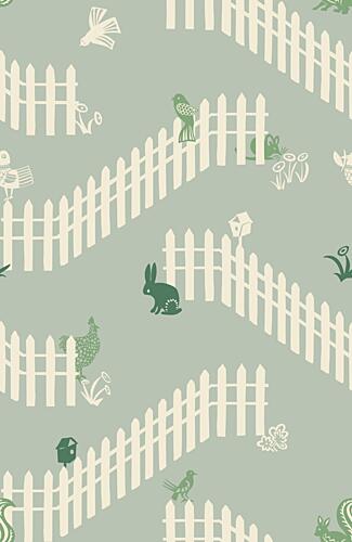 Whimsical Garden Animals Art Print