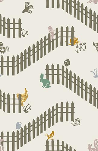 Whimsical Farm Friends Art Print