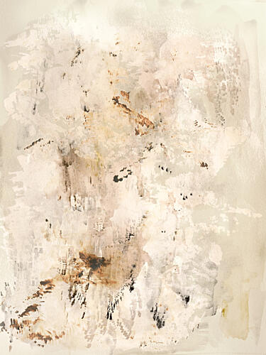 Earthy Abstract Texture Art Print by Gemma Bardot