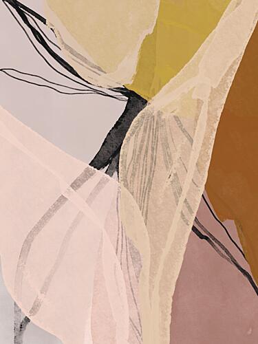 Floral Layers Art Print
