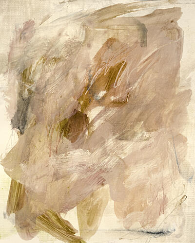 Earthy Neutral Flow Art Print by Gemma Bardot
