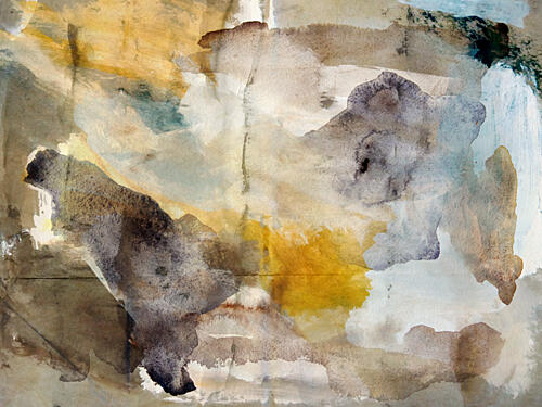 Earthy Organic Fluidity Art Print by Gemma Bardot