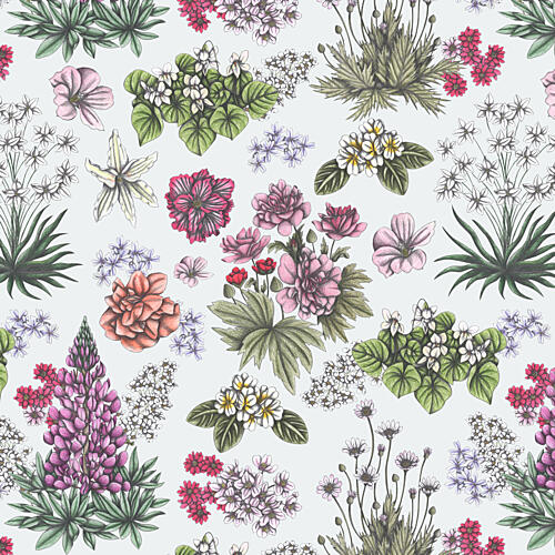 Vibrant Floral Collection Art Print