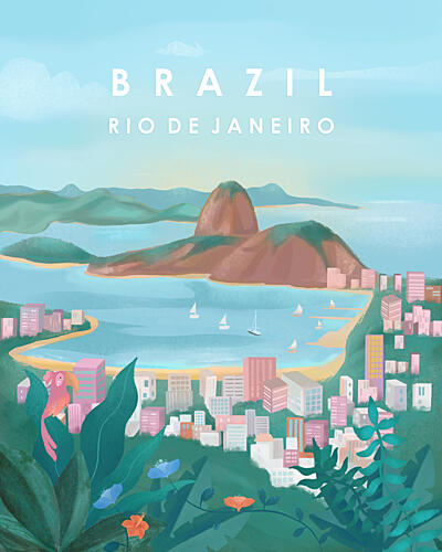 Brazil Art Print