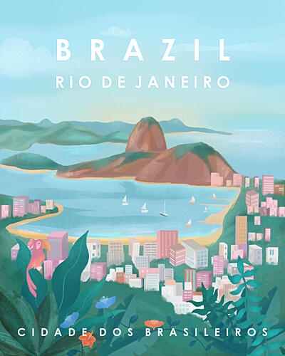 Brazil Art Print