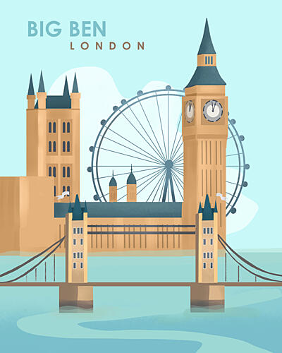 London 2 Art Print