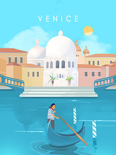 Venice Art Print