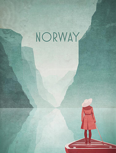 Norway 1 Fjords Art Print