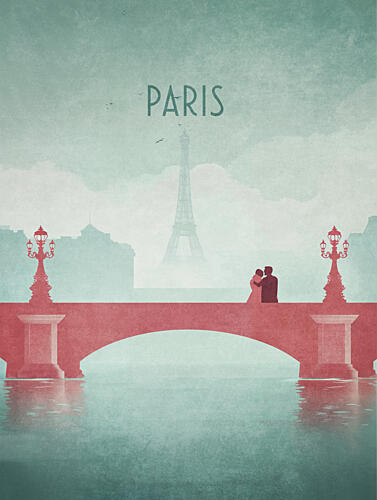 Paris 1- Alexandre III Bridge- Eiffel Tower Art Print