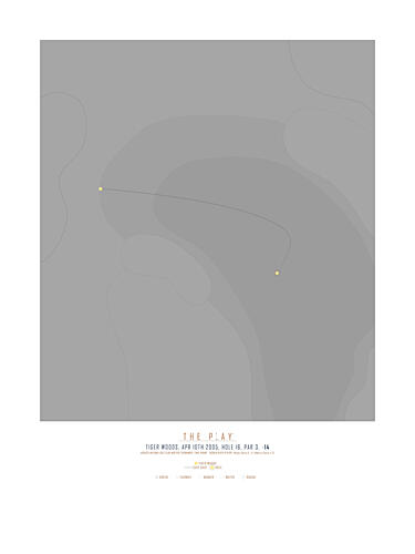 Iconic Golf Shot Art Print by The Play