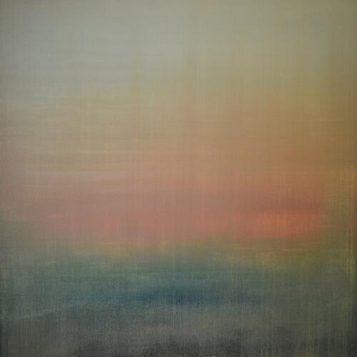 In the Beginning Oil on Canvas 6422 X 6422 Art Print by Mark Russell Jones