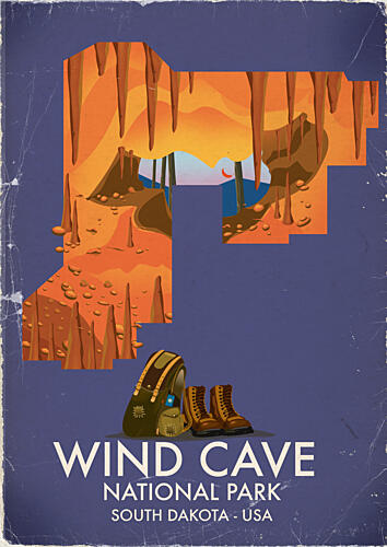 Wind Cave National Park Art Print