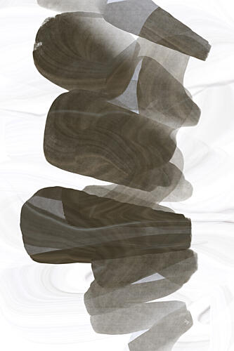 Fluid Abstract Shapes Art Print by Martina