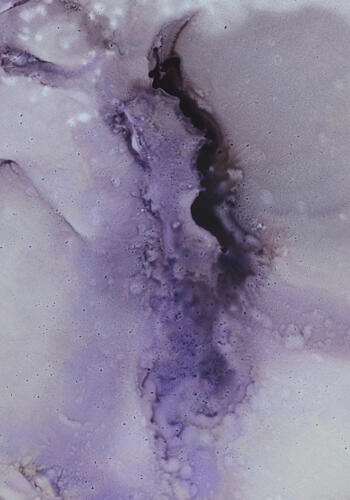 Purple Flow Art Print by Uplusmestudio