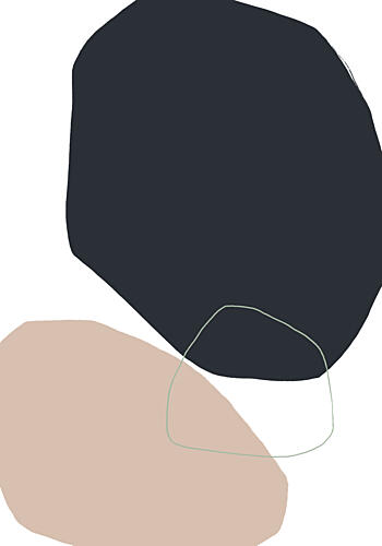 Touch Points Art Print by Uplusmestudio