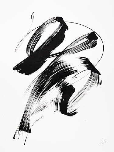 Black and White III Art Print by Mette Rix