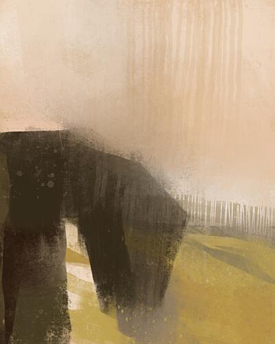 Abstract Calm Landscape Art Print