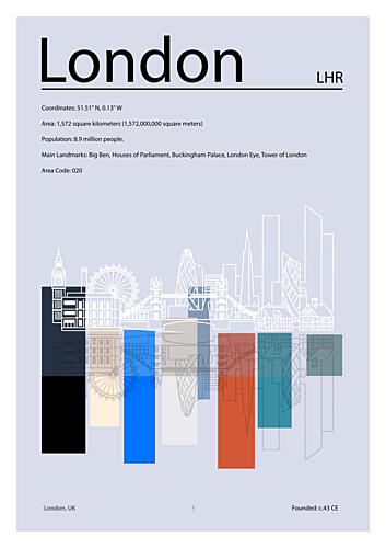 London City Details Art Print by Cartissi