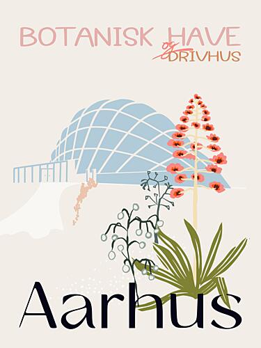Aarhus Botanical Greenhouse Art Print