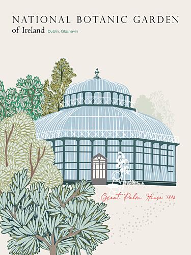 Great Palm House Garden Art Print