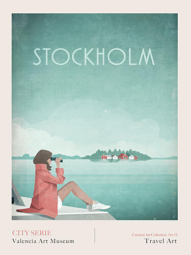 Stockholm 3 Art Print