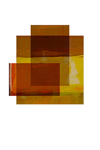 Layered Earth Tones Art Print by Cartissi