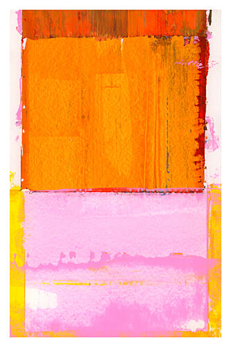 Vibrant Color Blocks Art Print by Cartissi