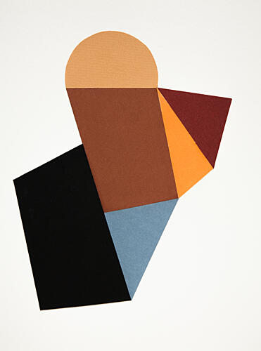Abstract Color Blocks Art Print by Ildefonso Martin