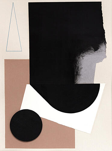 Modern Abstract Shapes Art Print by Ildefonso Martin