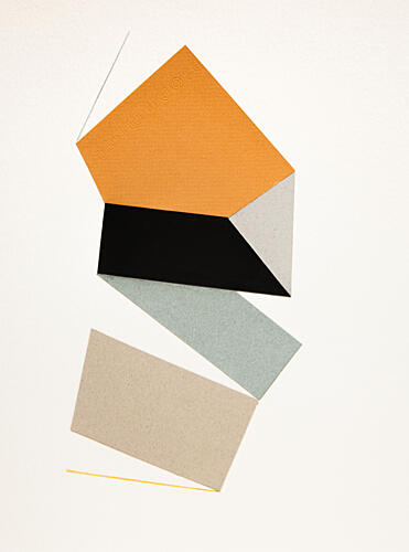 Geometric Color Blocks Art Print by Ildefonso Martin