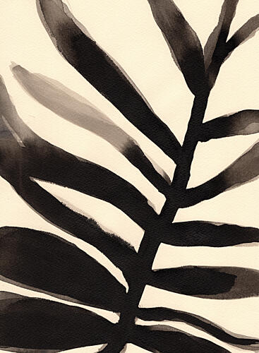 Abstract Leaf Study Art Print
