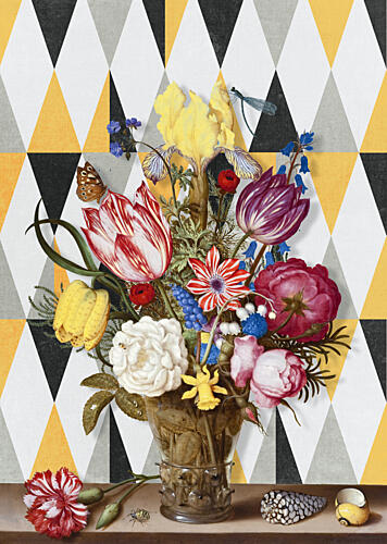 Opulent Floral Still Life Art Print