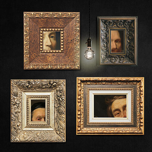 Old Masters Gaze Art Print