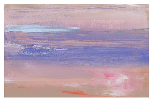 Dreamy Pastel Horizon Art Print by Cartissi