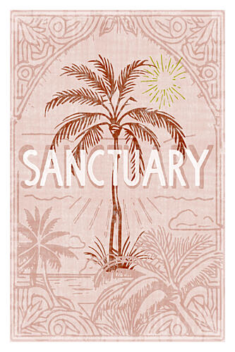 Tropical Island Sanctuary Art Print