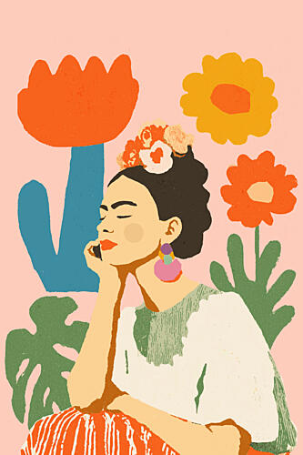 Frida Primavera No 02 Art Print