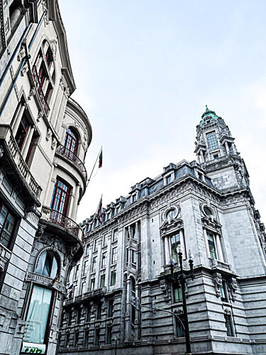 Grand Porto Architecture Art Print by Patrick Muthui