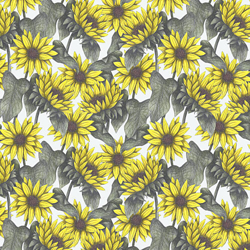 Cheerful Yellow Sunflowers Art Print by Cecilia Battaini
