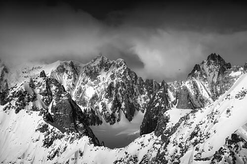 Dramatic Mountain Majesty Art Print