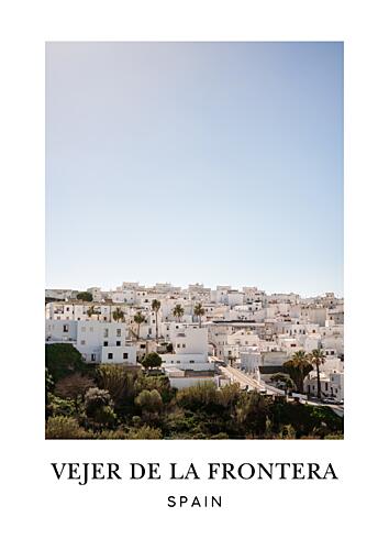 Vejer de la Frontera Spain Travel Poster Art Print