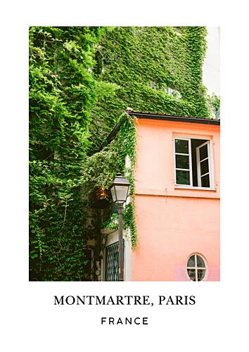 Montmartre Travel Poster Art Print