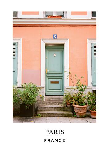 Rue Cremieux Paris France Travel Poster Art Print