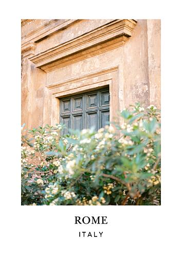 Trastevere Rome Travel Poster Art Print
