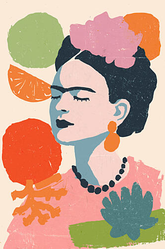 Frida Primavera No 04 Pop art reproduction